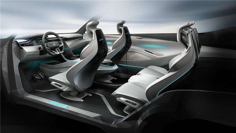 saic maxus biomimetic intelligent pure electric suv concept car tarantula debuts at beijing auto show