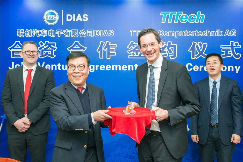 saic and tttech set up joint venture for intelligent driving